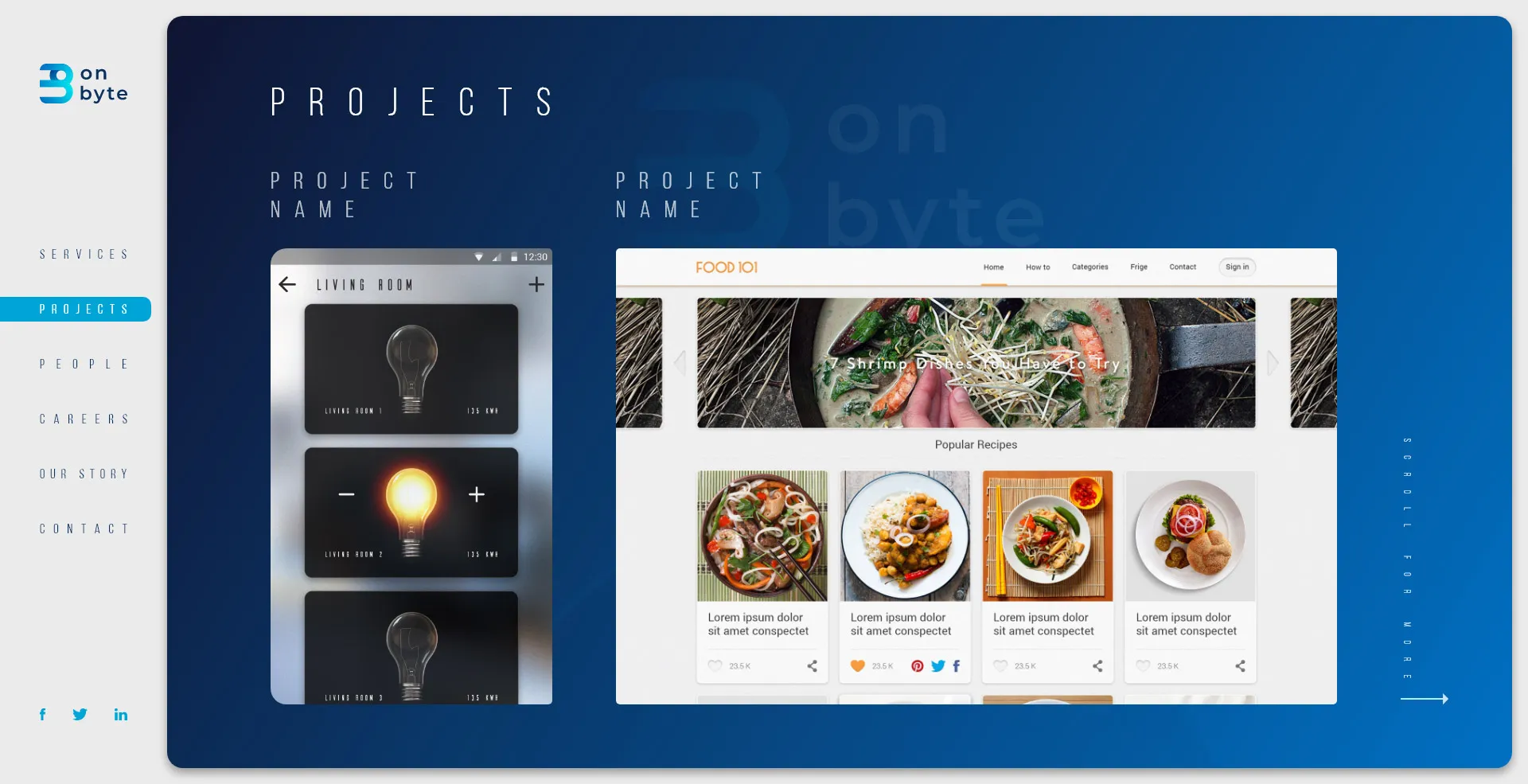 on-byte-web-development-projects-page