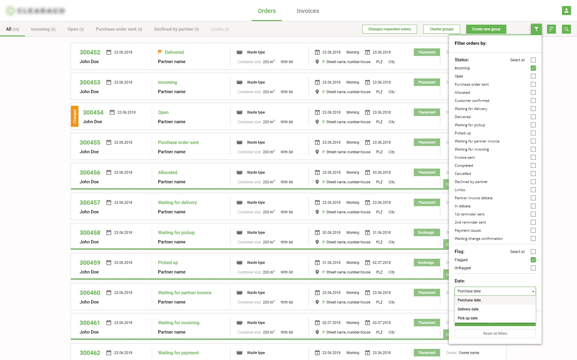 waste-disposal-management-web-application-admin-user-orders-list-filter-design