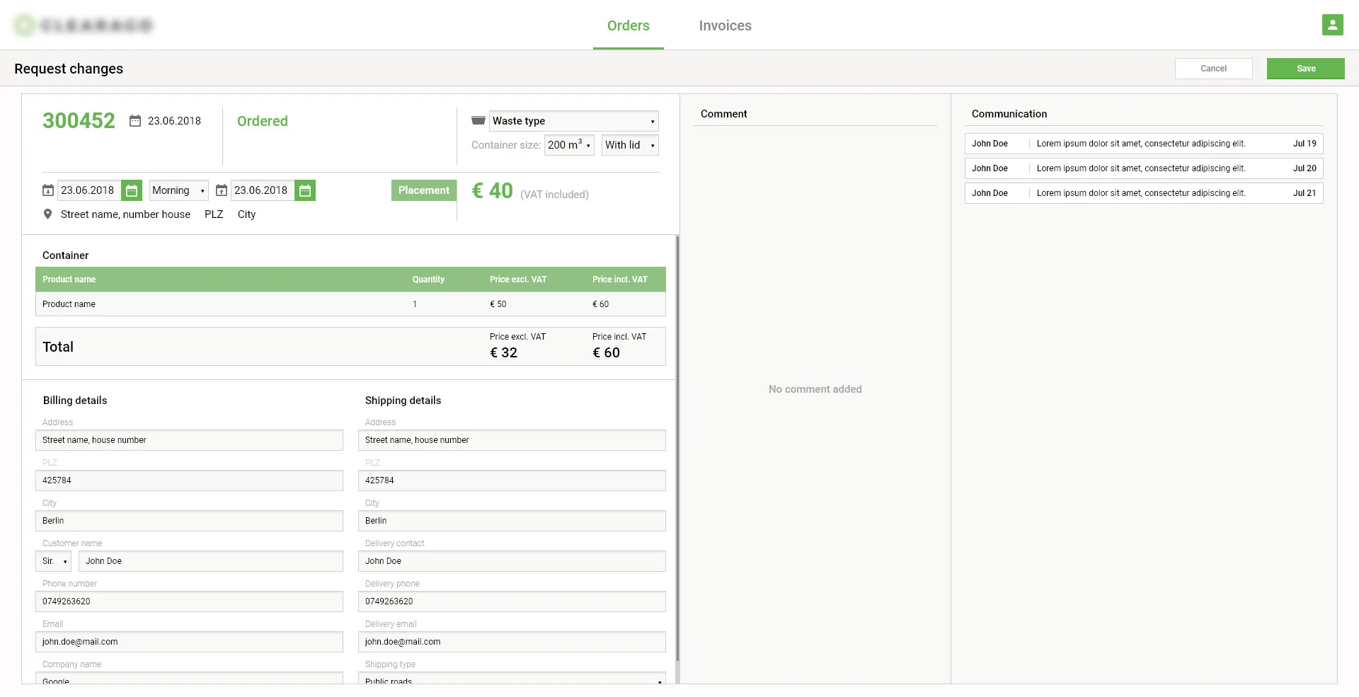 waste-disposal-management-web-application-customer-user-order-request-change-design